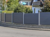 Sichtschutzwaende mit Rombusleisten